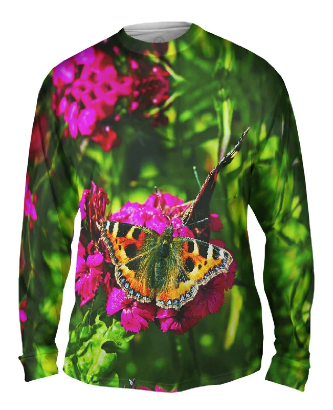 Sports Performance Long Sleeve-Enchanting Tortoise Shell Butterfly