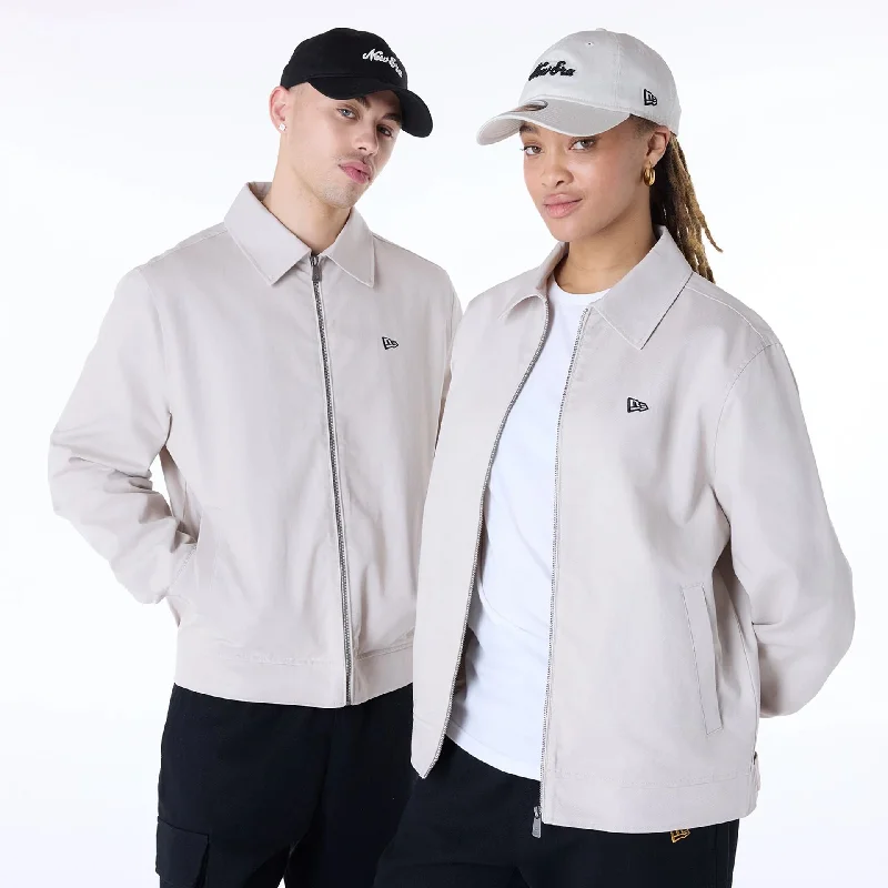 Outdoor Gear Jacket-New Era Collared Cream Jacket