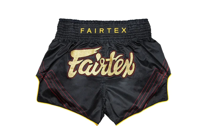 Trendy Urban Shorts-Fairtex Muay Thai Shorts BS1925 Black