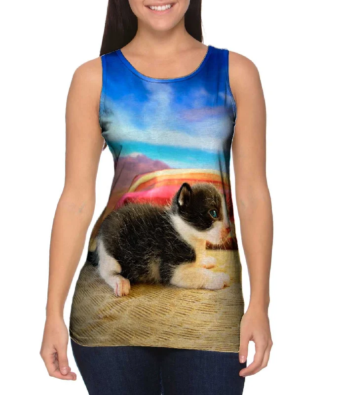 Colorful Tank Top-Desert Kitten