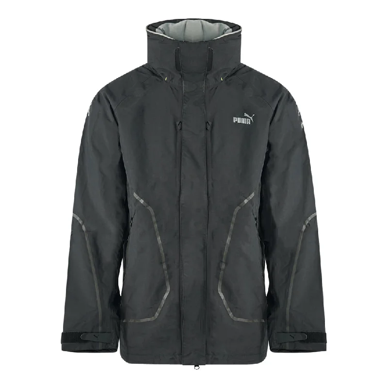 High-Tech Performance Jacket-Puma Shore Padded Black Jacket