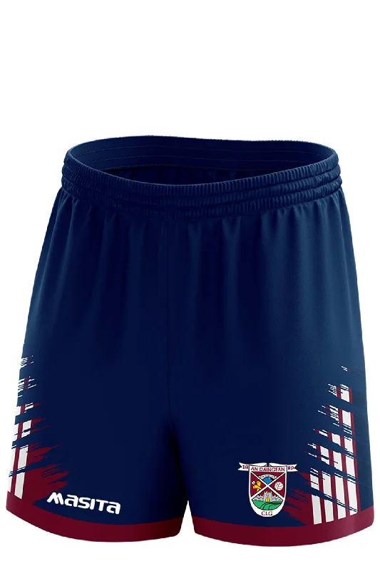 Soft Cotton Shorts-Daingean GAA Barkley Match Shorts Adult