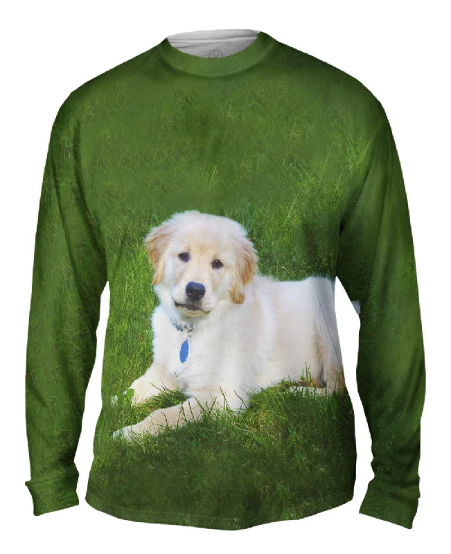 Sports Performance Long Sleeve-Golden Lab Lays About