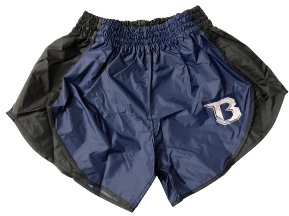 Slim Fit Shorts-BOOSTER Boxing Shorts Retro Hybrid Navy