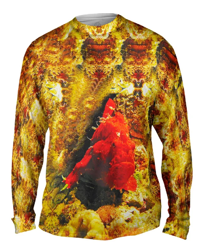 Cool Street Style Long Sleeve-Frog Fish Underwater