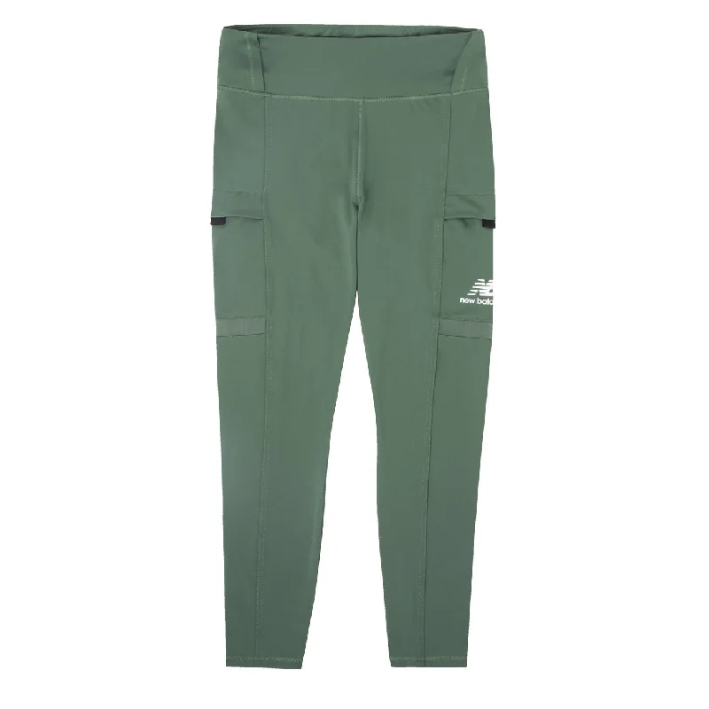 Slim Fit Jogger Pants-New Balance Womens NB AT Leggings Jade