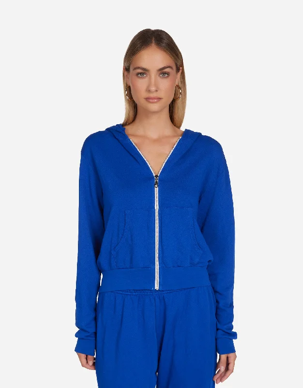 Trendy Oversized Hoodie-Bowman Sapphire