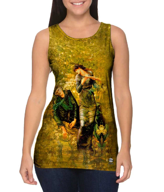 Customizable Gym Tank-Edward Burne-Jones - "The Beguiling Of Merlin"