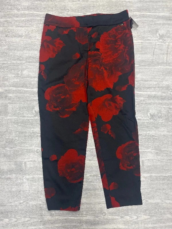 Casual Outdoor Pants-Pants Designer By Escada In Floral Print, Size: 8