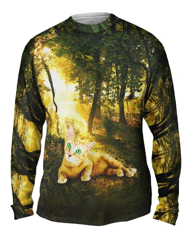 Motivational Quote Long Sleeve-Forest Cool Cat