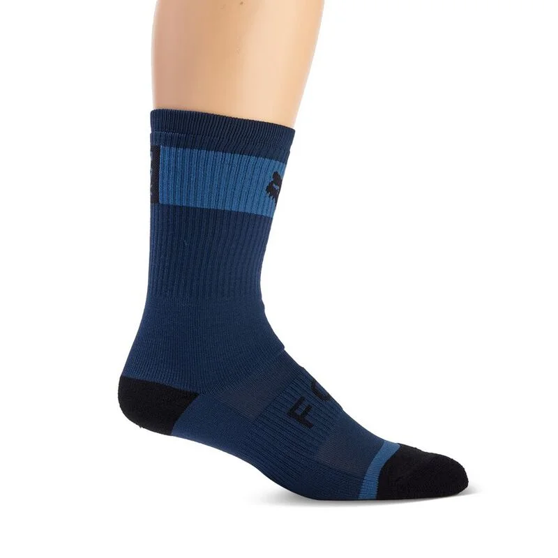 Lightweight Running Socks-Fox Racing 8" Defend Winter Sock - Midnight