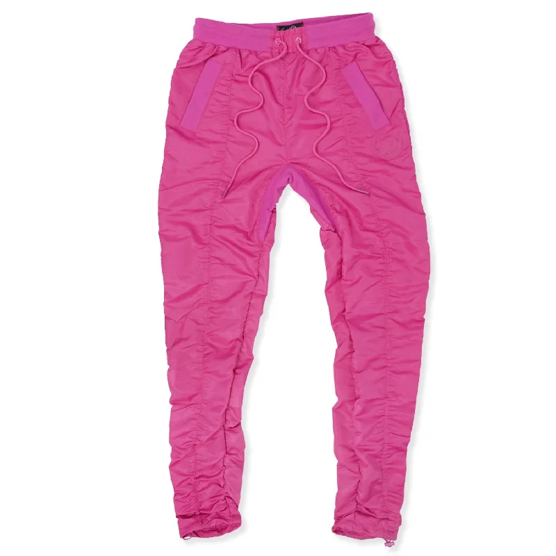 Outdoor Hiking Pants-F2766 Frost Poly Sweatpants - Pink