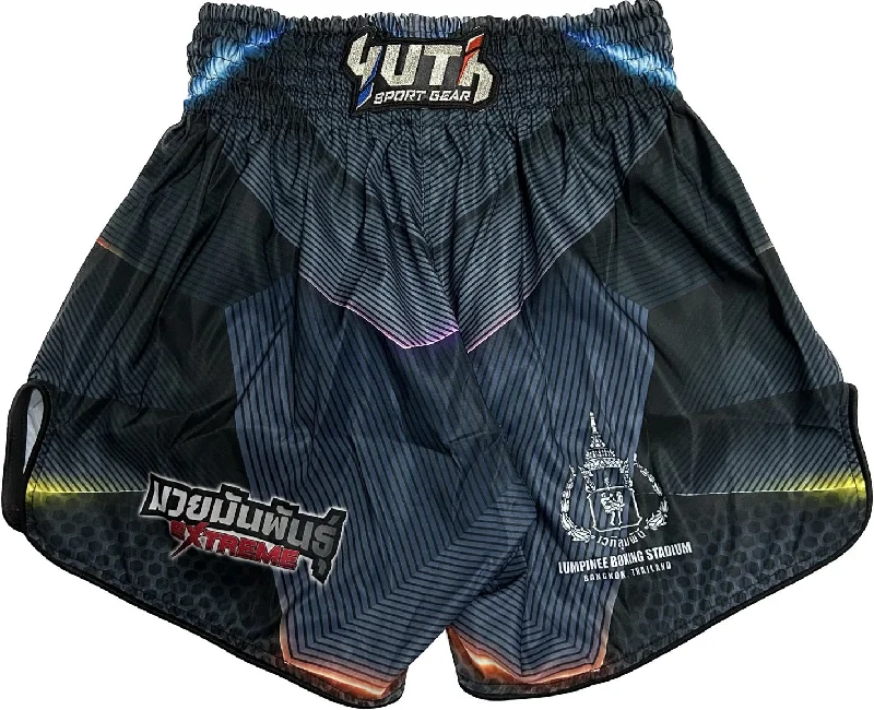 Breathable Running Shorts-Fairtex Fight Muay Thai Shorts Extreme Black