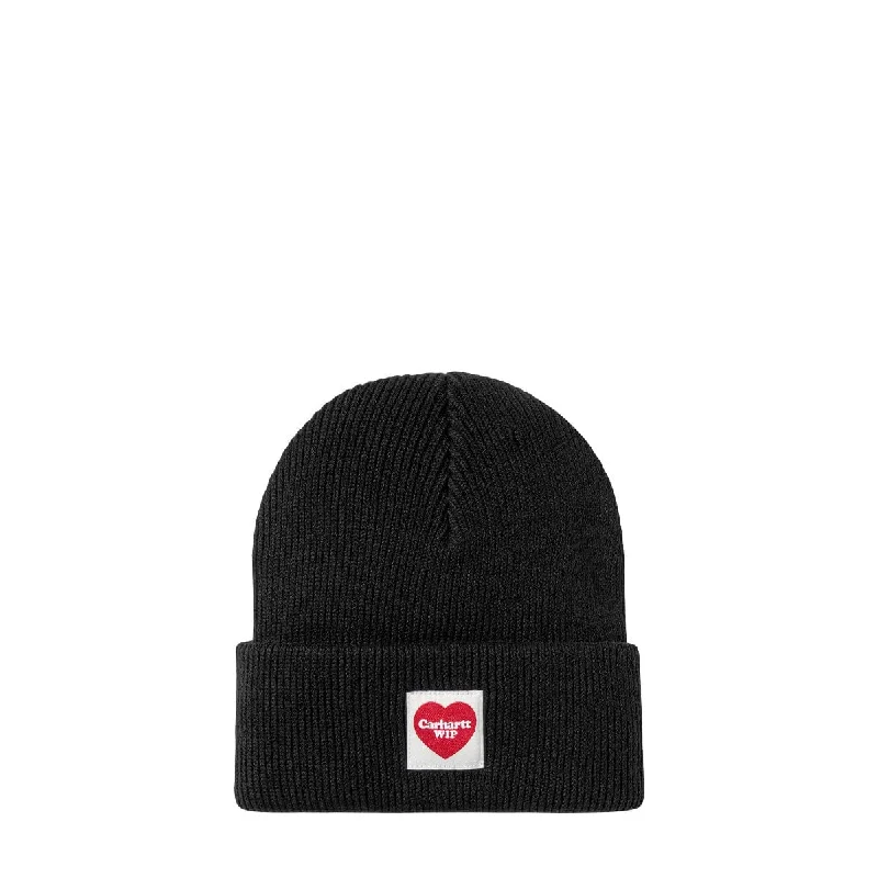 Relaxed Sports Cap Hat-HEART BEANIE