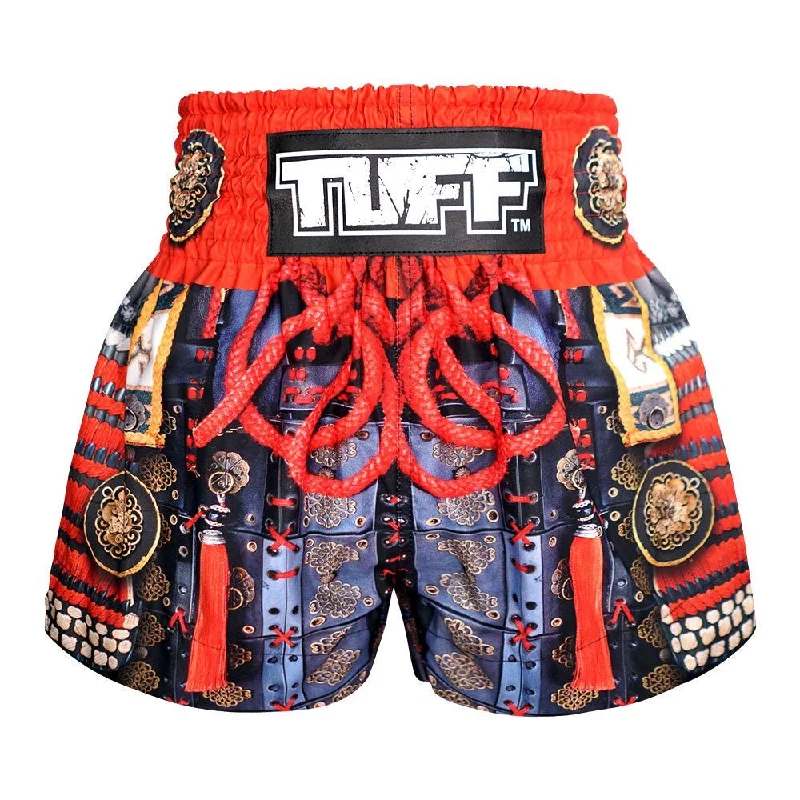 Casual Khaki Shorts-Tuff Muay Thai Shorts TUF-MS657-Red