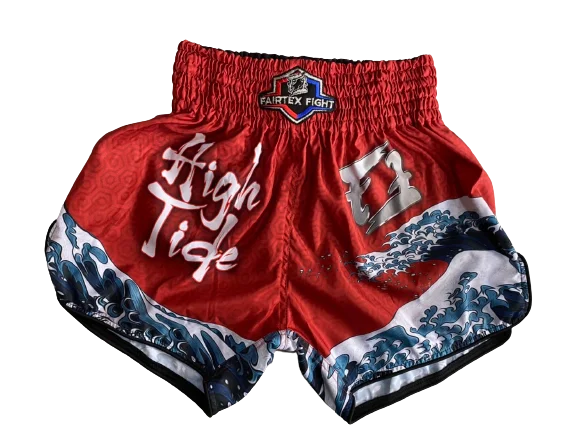 Custom Printed Shorts-Fairtex Fight Promotion Shorts Triumph Red