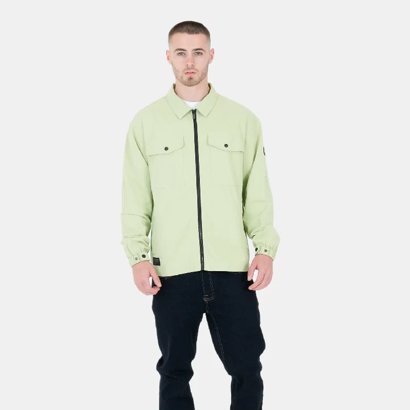 Trendy Parka Jacket-Gunnar Overshirt Cool Matcha