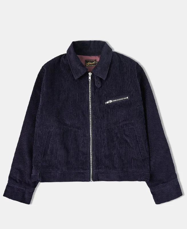 Thermal Lined Jacket-Corduroy Harrington Jacket